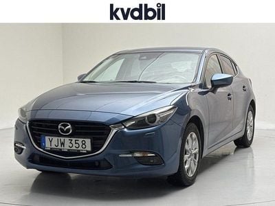 Blå Begagnad 2017 Mazda 3 Halvkombi | 138 900 kr (Bra pris)