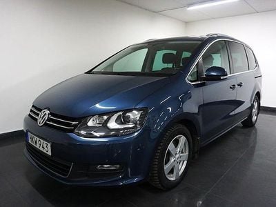 Blå Begagnad 2016 VW Sharan S Minibuss | 194 700 kr (Superpris)