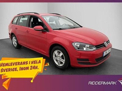Röd Begagnad 2015 VW Golf VII | 129 700 kr (Marknadspris)