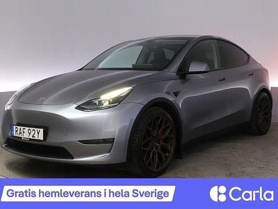 Begagnad Tesla Model Y Performance 392 kW (534 HK) 2023 Grå SUV