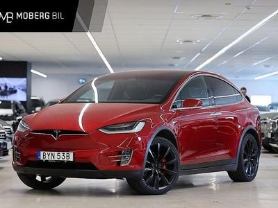 Begagnad Tesla Model X Performance 599 kW (815 HK) 2019 Röd SUV