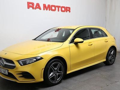 Begagnad Mercedes A250 AMG 160 HK (117 kW) 2022 Gul Halvkombi