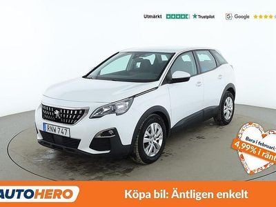 Begagnad Peugeot 3008 Active 121 HK (88 kW) 2017 Vit SUV