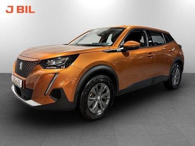Begagnad Peugeot e-2008 Active 100 kW (136 HK) 2021 Orange SUV