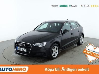 Begagnad Audi A3 151 HK (111 kW) 2018 Svart Sedan