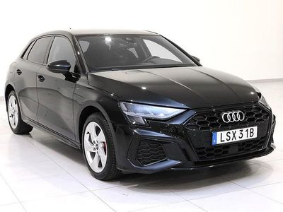 Begagnad Audi A3 Sportback e-tron S-Line 150 HK (110 kW) 2021 Svart Halvkombi