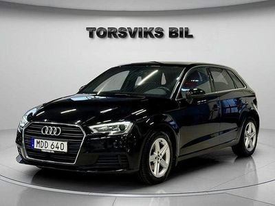 Begagnad Audi A3 Sportback Comfort 116 HK (85 kW) 2016 Svart Halvkombi