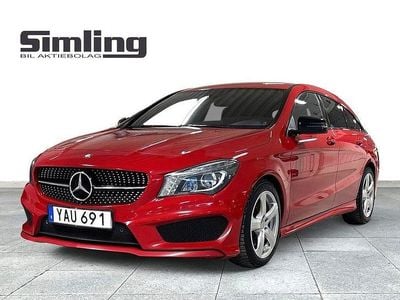 Begagnad Mercedes CLA220 Shooting Brake AMG 177 HK (130 kW) 2016 Röd Kombi