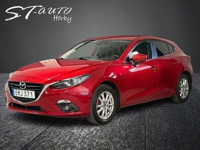 Begagnad Mazda 3 Inclusive 120 HK (88 kW) 2015 Röd Halvkombi
