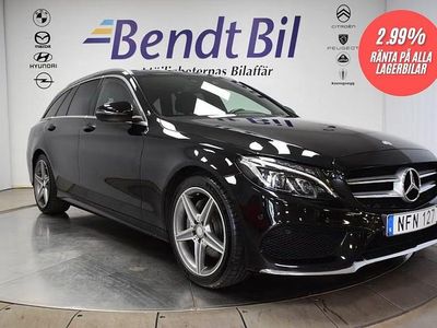 Begagnad Mercedes C200 AMG line 184 HK (135 kW) 2016 Svart Kombi