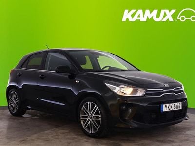 Begagnad Kia Rio Launch Edition 84 HK (61 kW) 2017 Svart Halvkombi