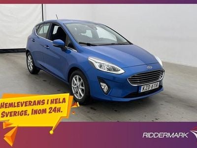 Blå Begagnad 2020 Ford Fiesta Titanium Halvkombi | 138 990 kr (Marknadspris)