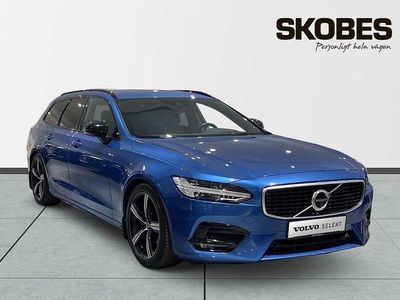 Blå Begagnad 2020 Volvo V90 R-Design Kombi | 349 900 kr (Marknadspris)
