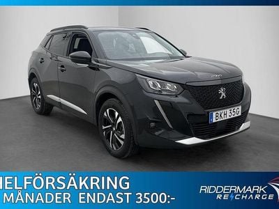 Begagnad Peugeot e-2008 100 kW (136 HK) 2021 Svart SUV
