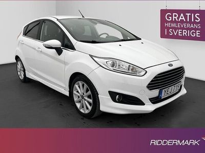 begagnad Ford Fiesta 1.0 EcoBoost Powershift ST-Line Välservad 2016, Halvkombi