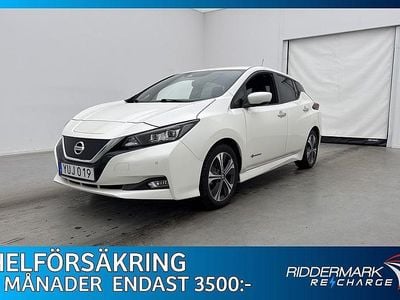 Vit Begagnad 2018 Nissan Leaf 360º Halvkombi | 134 800 kr (Bra pris)