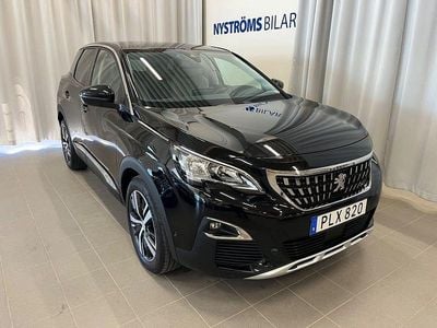 Begagnad Peugeot 3008 Allure 131 HK (96 kW) 2017 Svart (svart metallic) SUV