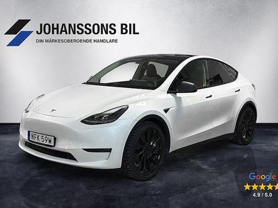 Vit Begagnad 2022 Tesla Model Y Performance SUV | 399 900 kr (Marknadspris)