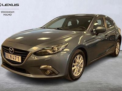 Begagnad Mazda 3 Inclusive 121 HK (88 kW) 2016 Blå Halvkombi