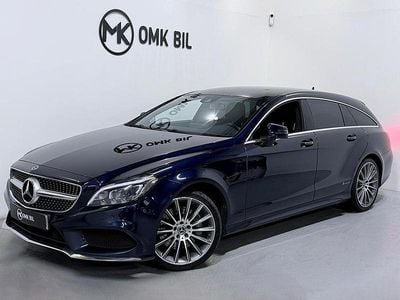 Mörkblå Begagnad 2017 Mercedes CLS350 Shooting Brake AMG Kombi | 219 900 kr