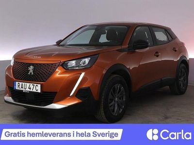 Begagnad Peugeot e-2008 Active 100 kW (136 HK) 2022 Orange SUV