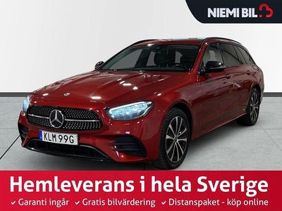 Röd Begagnad 2022 Mercedes E300 AMG line | 339 900 kr (Marknadspris)