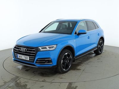 Begagnad Audi Q5 S-Line 371 HK (272 kW) 2019 Blå SUV