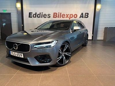 Osmium grå metallic Begagnad 2017 Volvo V90 R-Design Kombi | 239 900 kr (Dyr)
