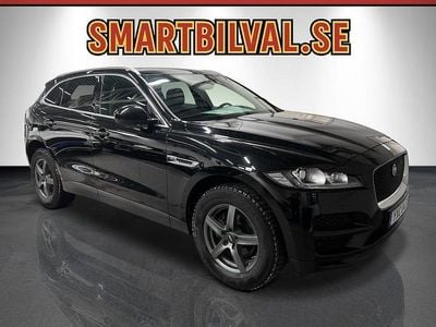 Svart Begagnad 2018 Jaguar F-Pace SUV | 189 900 kr (Marknadspris)