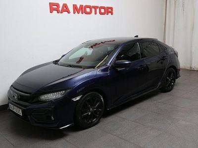 Mörkblå Begagnad 2021 Honda Civic Sport Plus Halvkombi | 209 800 kr (Marknadspris)