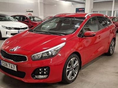 Röd Begagnad 2016 Kia Ceed Sportswagon GT-Line Kombi | 125 000 kr (Marknadspris)