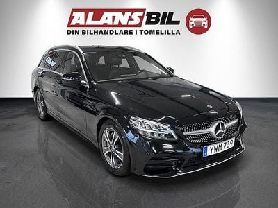 Svart Begagnad 2018 Mercedes C200 AMG Kombi | 229 000 kr (Marknadspris)
