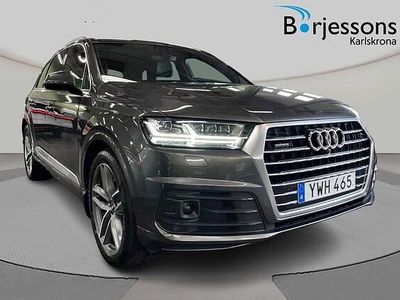 Daytonagrå pärleffekt Begagnad 2018 Audi Q7 S-Line SUV | 449 000 kr (Lite dyr)