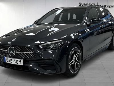 Grå Begagnad 2022 Mercedes C300e AMG line Kombi | 439 900 kr (Lite dyr)