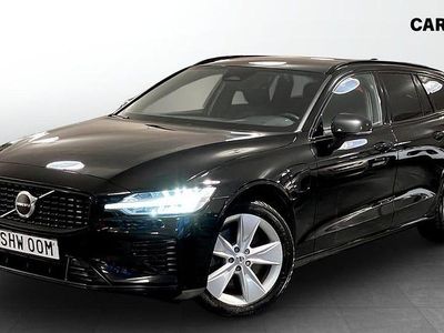 Svart Begagnad 2022 Volvo V60 R-Design Kombi | 399 900 kr
