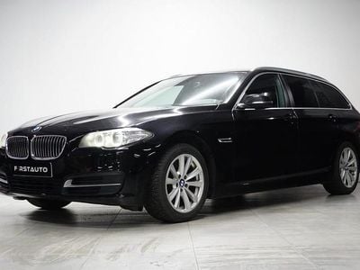 Svart Begagnad 2015 BMW 520 Kombi | 134 900 kr (Marknadspris)