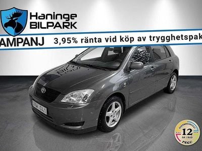 Grå Begagnad 2003 Toyota Corolla Halvkombi | 29 900 kr (Marknadspris)