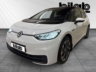 Begagnad VW ID.3 Pro Performance 150 kW (204 HK) 2020 Vit Halvkombi