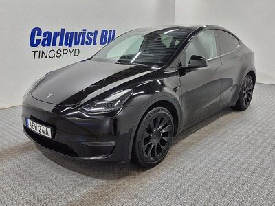 Begagnad Tesla Model Y Long Range AWD 378 kW (514 HK) 2021 Svart SUV