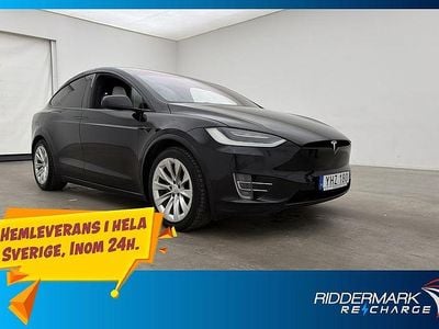 Svart Begagnad 2017 Tesla Model X SUV | 354 800 kr (Marknadspris)