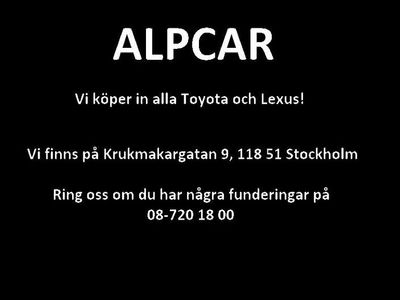 begagnad Toyota Auris Hybrid EXECUTIVE GPS VÄRMARE 4500 MIL