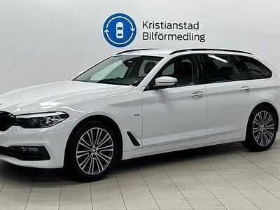 Vit Begagnad 2017 BMW 520 Sport Line Kombi | 239 900 kr (Marknadspris)