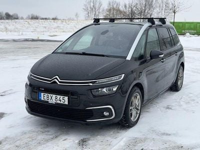 Svart Begagnad 2016 Citroën Grand C4 Picasso Minibuss | 109 500 kr (Marknadspris)