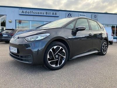 Begagnad VW ID.3 Pro Performance 150 kW (204 HK) 2022 Mörkgrå Halvkombi