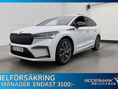 Vit Begagnad 2022 Skoda Enyaq iV SUV | 339 800 kr (Marknadspris)