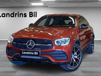 Röd Begagnad 2022 Mercedes GLC220 Premium Plus Sportkupé | 449 000 kr (Marknadspris)