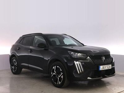 Svart Begagnad 2024 Peugeot 2008 GT SUV | 259 000 kr (Marknadspris)
