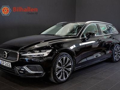 Svart Begagnad 2021 Volvo V60 Inscription Kombi | 304 900 kr (Marknadspris)