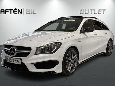 Begagnad Mercedes CLA45 AMG Shooting Brake AMG 2016 Vit Kombi