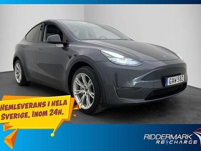 Begagnad Tesla Model Y Long Range AWD 378 kW (514 HK) 2021 Grå SUV